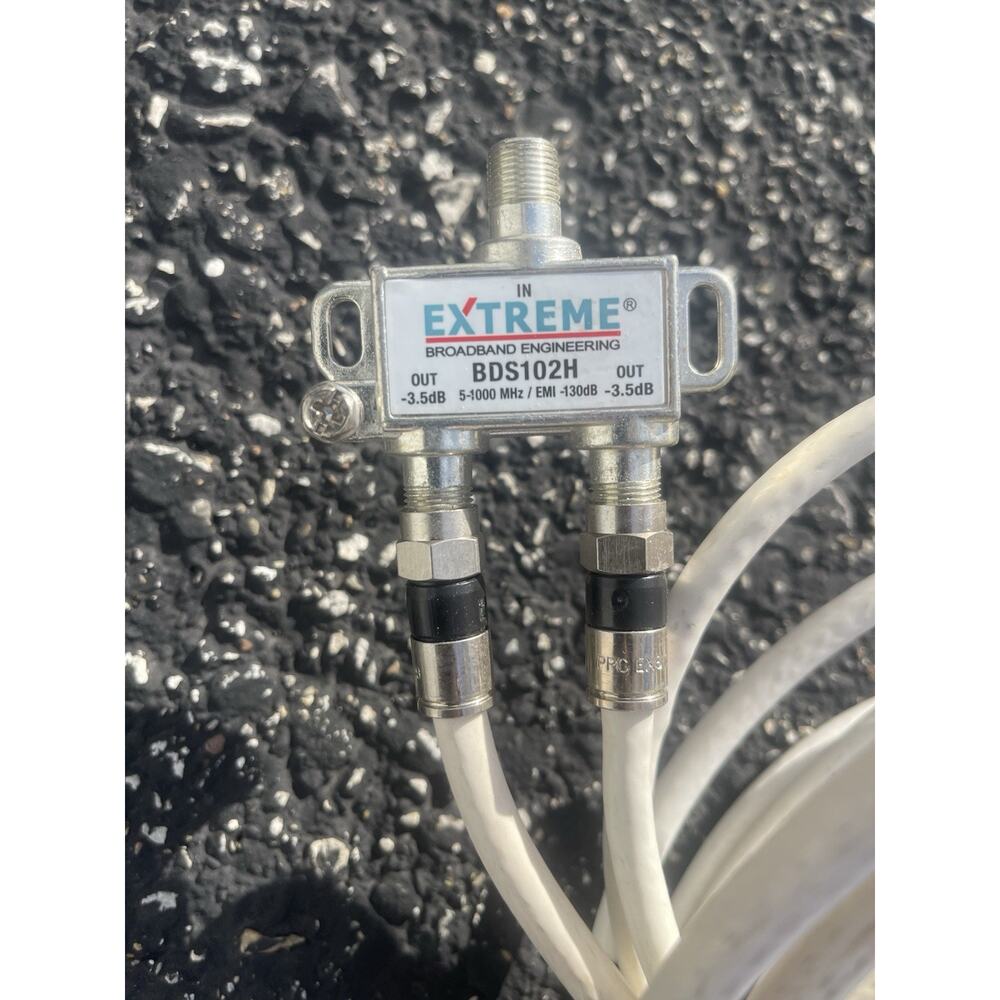 Extreme Broadband Engineering Cable Splitter Model BDS102H (Out -3.5 dB)